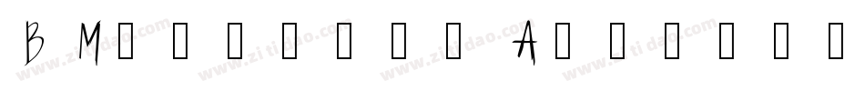BM plamo A9字体转换